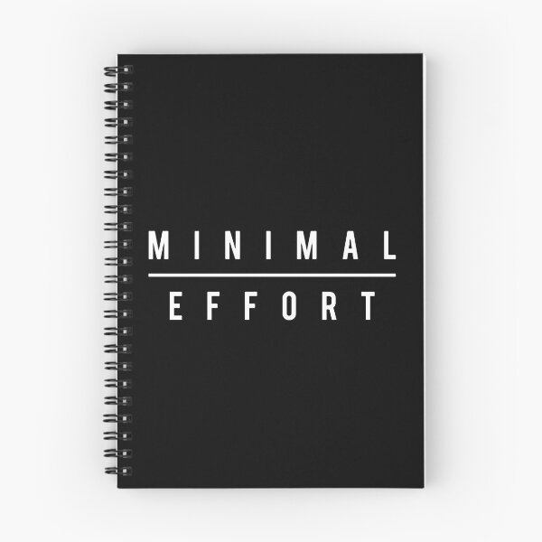 Item preview, Minimal Effort designed and sold by jeradozola.