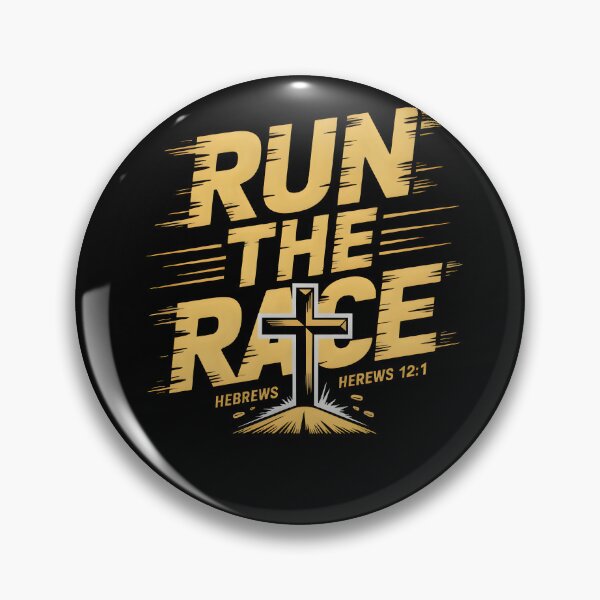 Item preview, Run The Race - Hebrews 12:1 Faith Based Graphic Tee designed and sold by ForgedByFaith.