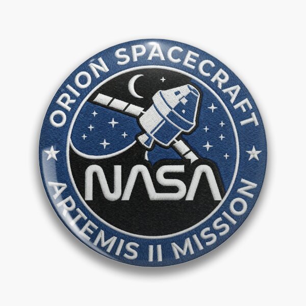 Item preview, Orion Spacecraft Artemis II Mission NASA Patch designed and sold by Abeshinobi.