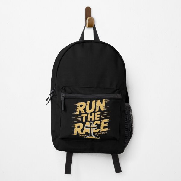 Item preview, Run The Race - Hebrews 12:1 Faith Based Graphic Tee designed and sold by ForgedByFaith.