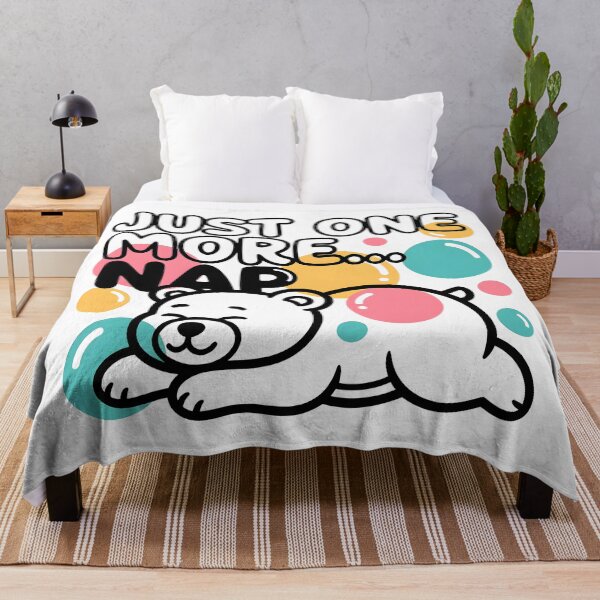 Item preview, Just One More Nap Polar Bear designed and sold by SplashTastic.