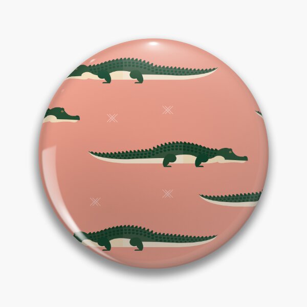 Item preview, Crocodiles on pink designed and sold by reneesillus.