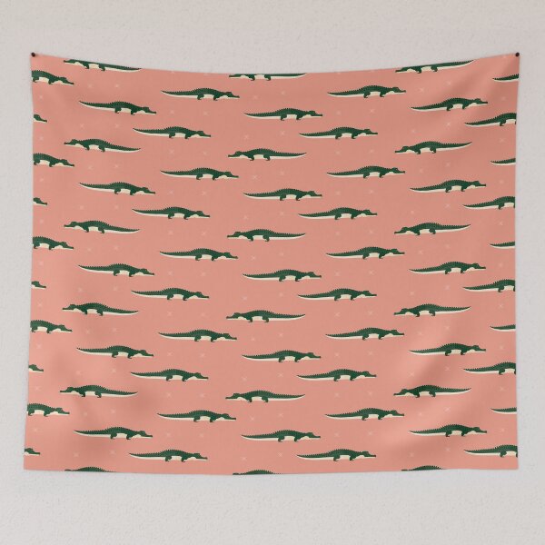 Item preview, Crocodiles on pink designed and sold by reneesillus.