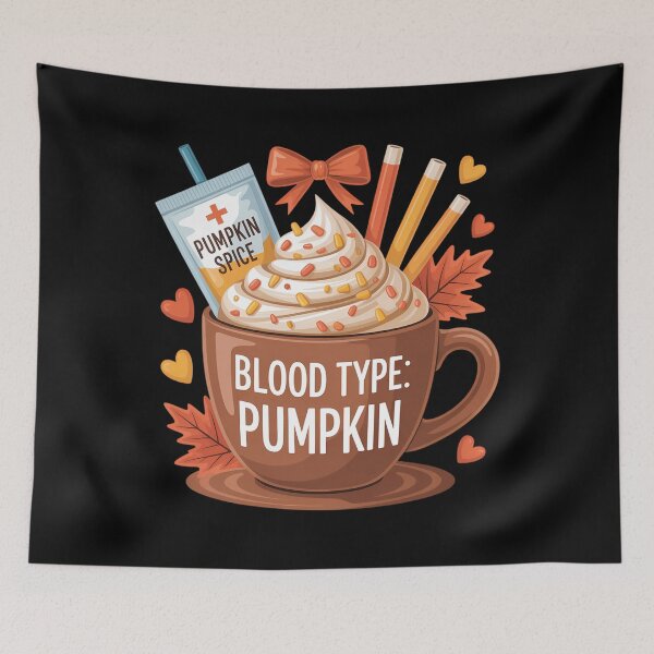 Item preview, Phlebotomy Nurse Fall Autumn Pumpkin Spice Blood Tyde Coffee designed and sold by Moon-Ape.