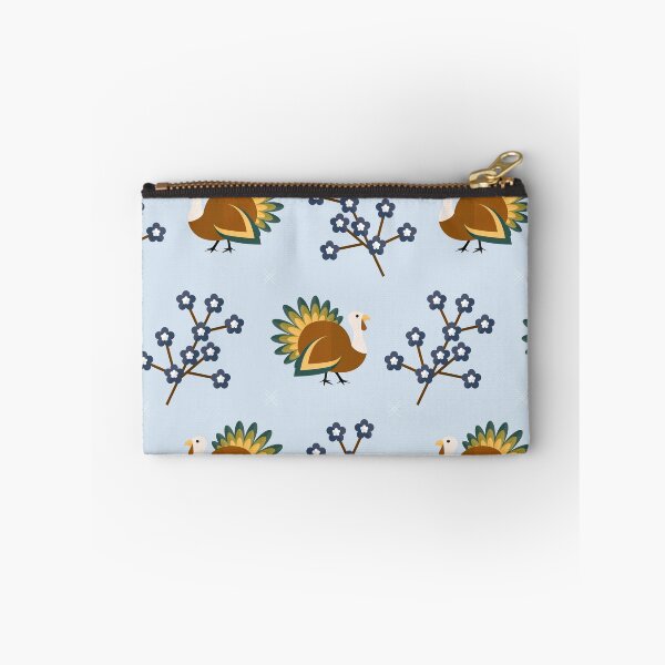 Item preview, Turkeys on blue designed and sold by reneesillus.