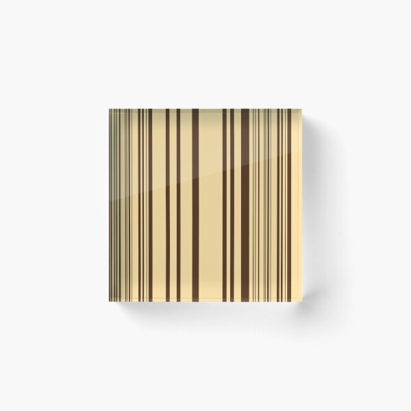 Item preview, Neutral Brown Vertical Stripes Pattern – Warm Beige & Chocolate Minimalist Elegant Design designed and sold by WildHugeDot.