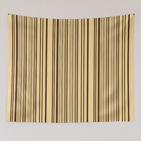 Item preview, Neutral Brown Vertical Stripes Pattern – Warm Beige & Chocolate Minimalist Elegant Design designed and sold by WildHugeDot.
