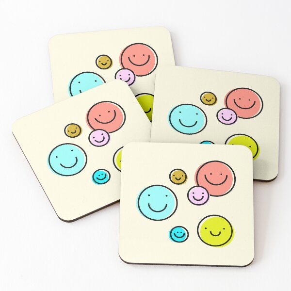 Item preview, Colorful Smiley Happy Faces designed and sold by berserki_.