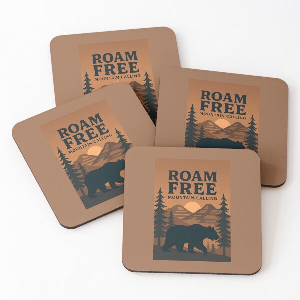 Item preview, Roam Free Mountain Calling Bear designed and sold by SplashTastic.