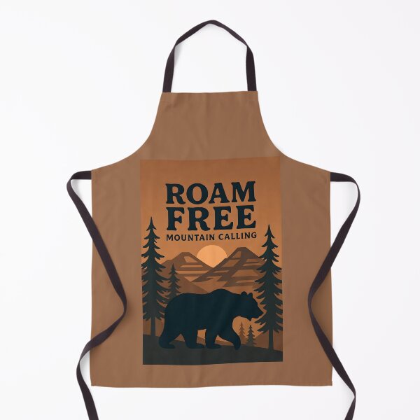 Item preview, Roam Free Mountain Calling Bear designed and sold by SplashTastic.