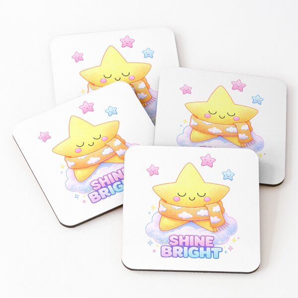 Item preview, Shine Bright Cute Star Motivational Design designed and sold by SoftSproutstu.