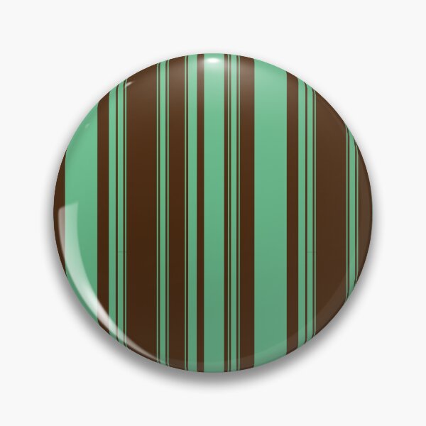 Artikelvorschau, Grünes und braunes Streifenmuster – Erdiges, minimalistisches Retro-Design entworfen und verkauft von WildHugeDot.