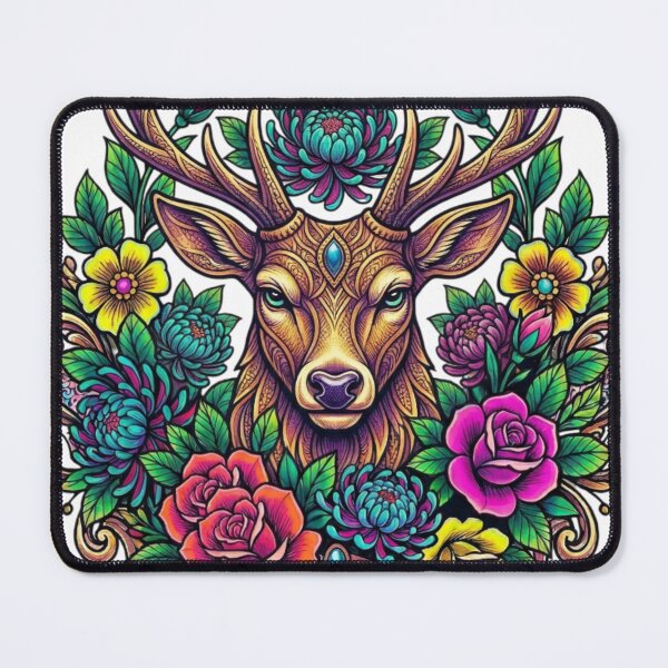 Item preview, Deer face art designed and sold by PP&RAINBOW SHOP.