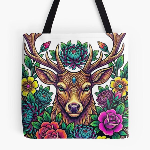 Item preview, Deer face art designed and sold by PP&RAINBOW SHOP.