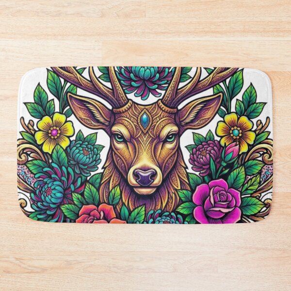 Item preview, Deer face art designed and sold by PP&RAINBOW SHOP.