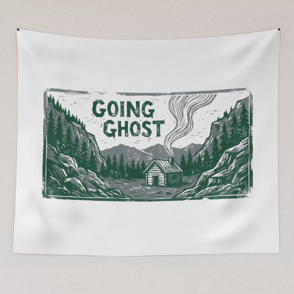 Item preview, Going Ghost Cabin In The Woods designed and sold by SplashTastic.