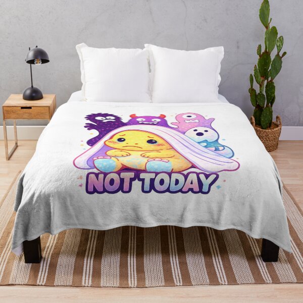 Item preview, Not Today Cute Dinosaur Halloween Design designed and sold by SoftSproutstu.