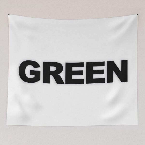 Item preview, GREEN — Minimal Bold Type Statement designed and sold by WORDPAUSE.