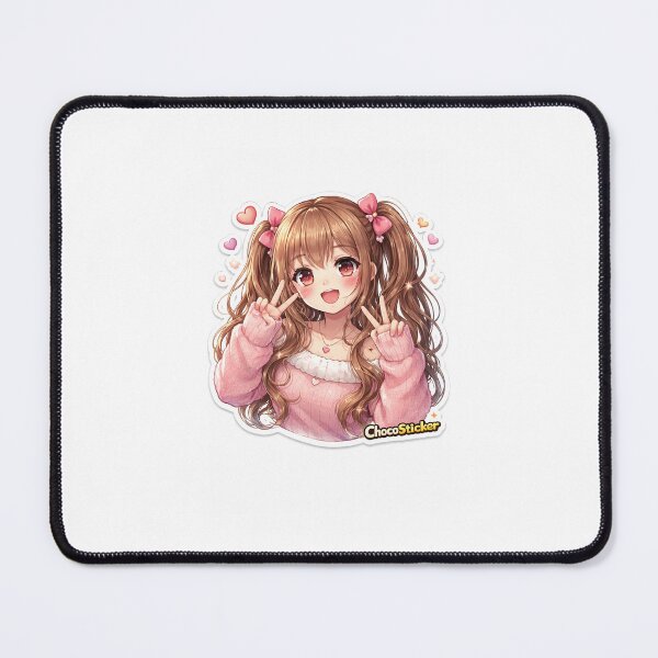 Item preview, Cute anime girl designed and sold by Chocosticker.