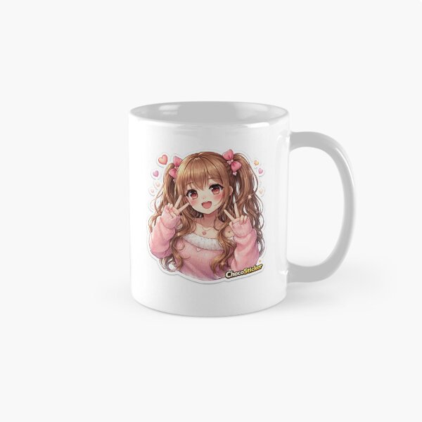 Item preview, Cute anime girl  designed and sold by Chocosticker.