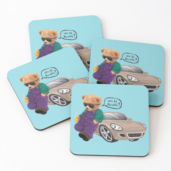 Item preview, Cool Teddy Bear With Car Street Vibes designed and sold by Bhonard 21.