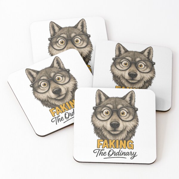 Item preview, Quirky Wolf Embracing Unusual Identity designed and sold by Mindful56.