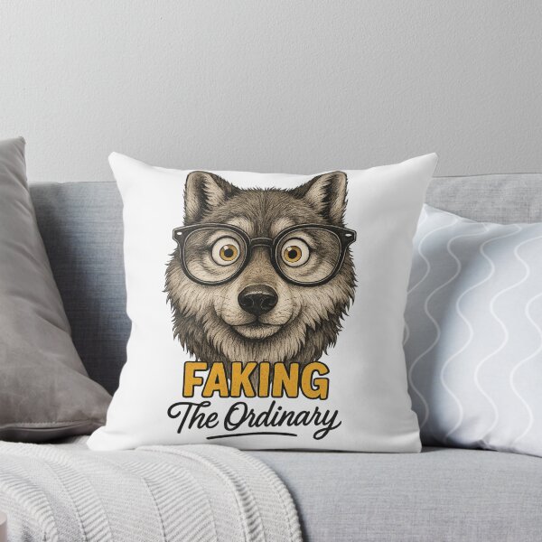 Item preview, Quirky Wolf Embracing Unusual Identity designed and sold by Mindful56.