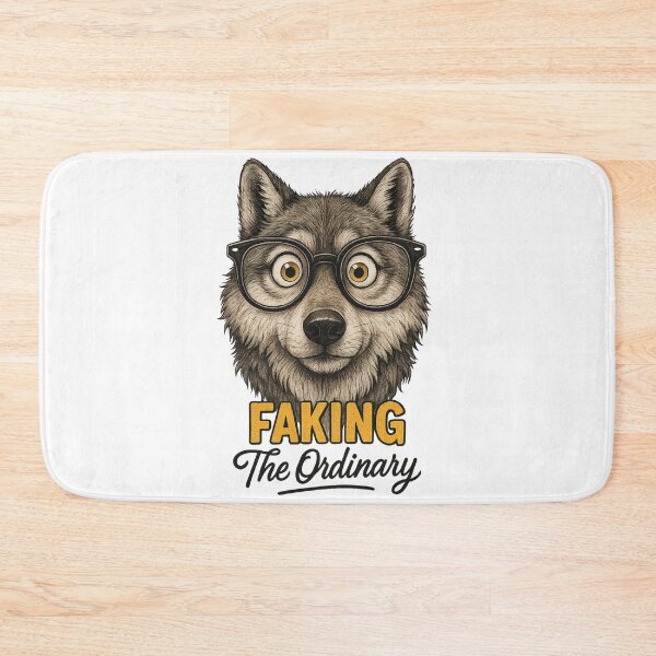 Item preview, Quirky Wolf Embracing Unusual Identity designed and sold by Mindful56.