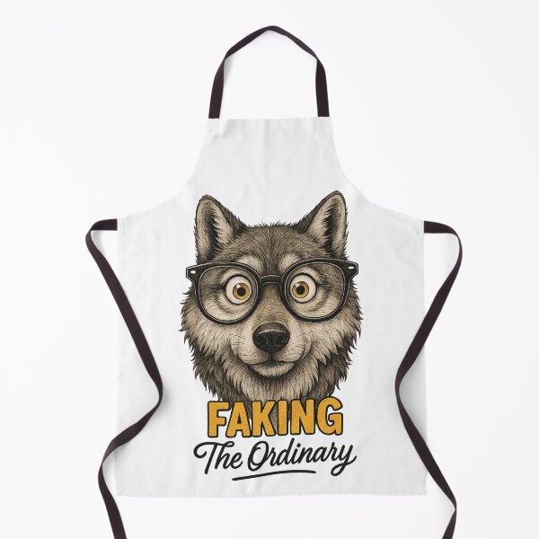Item preview, Quirky Wolf Embracing Unusual Identity designed and sold by Mindful56.
