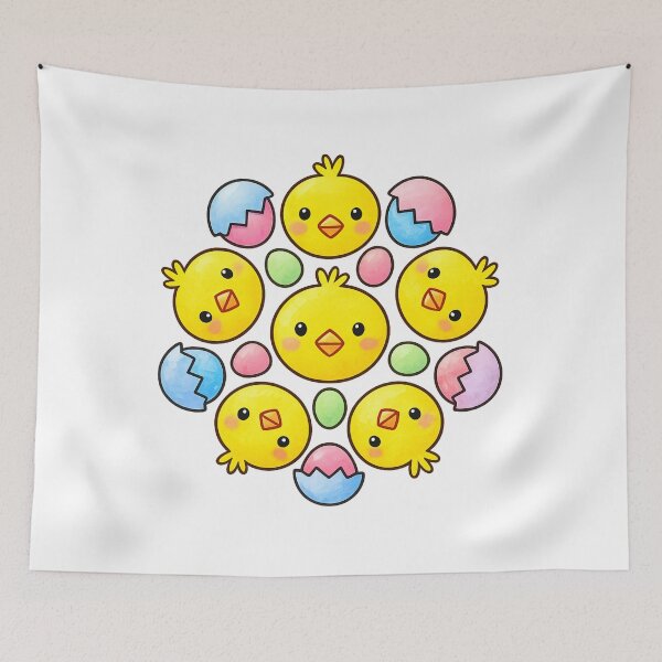 Item preview, Cute Chicken Head Mandala Art Design designed and sold by SoftSproutstu.