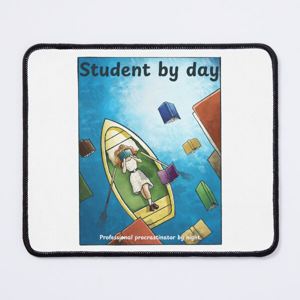 Item preview, student by day, professional procrastinator by night designed and sold by Aura gems and jewelry.