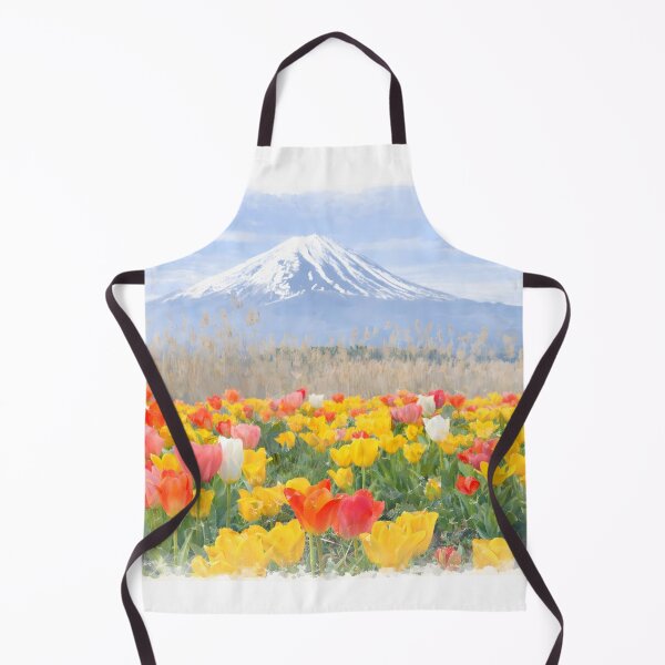 Item preview, Oishi Park Tulips with Fuji designed and sold by HOMETOWN86.