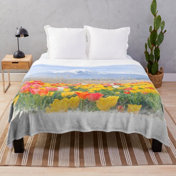 Item preview, Oishi Park Tulips with Fuji designed and sold by HOMETOWN86.