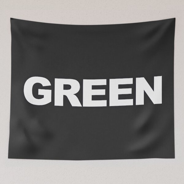 Item preview, GREEN — White Minimal Bold Type Statement designed and sold by WORDPAUSE.