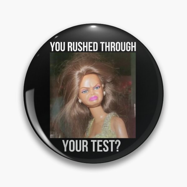 Item preview, You Rushed Through Your Test Funny Test Day Teacher Meme designed and sold by ZalcArtStore.