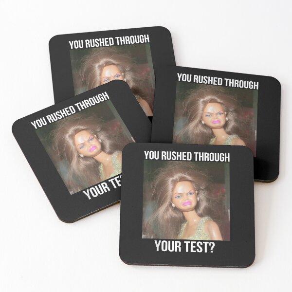 Item preview, You Rushed Through Your Test Funny Test Day Teacher Meme designed and sold by ZalcArtStore.