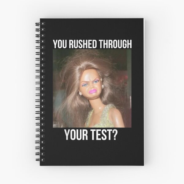 Item preview, You Rushed Through Your Test Funny Test Day Teacher Meme designed and sold by ZalcArtStore.