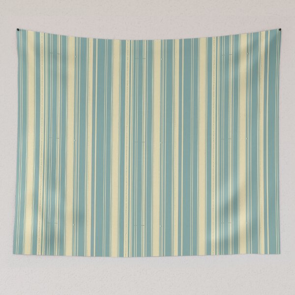 Item preview, Soft Blue & Beige Vertical Stripes Pattern – Minimalist Calm Retro Coastal Design designed and sold by WildHugeDot.