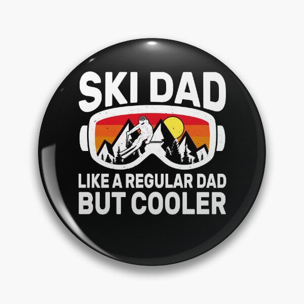 Item preview, Funny Ski Dad Regular Dad But Cooler Retro Gift designed and sold by KroghDs.