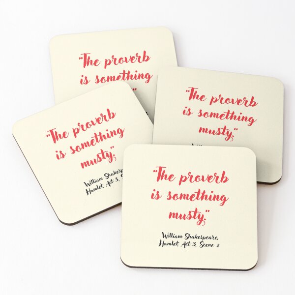 Item preview, Lit Shakespeare Quote from Hamlet designed and sold by CharlottePlaceArt.