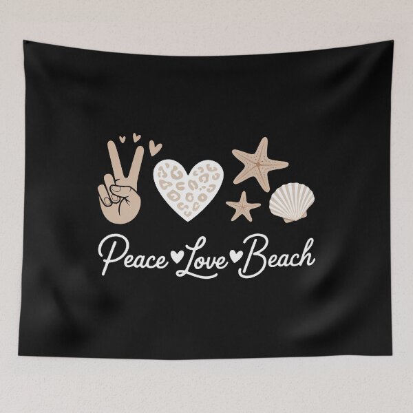 Item preview, Leopard Peace Love Beach, Cool Summer vibes Beach lovers designed and sold by Formatage.