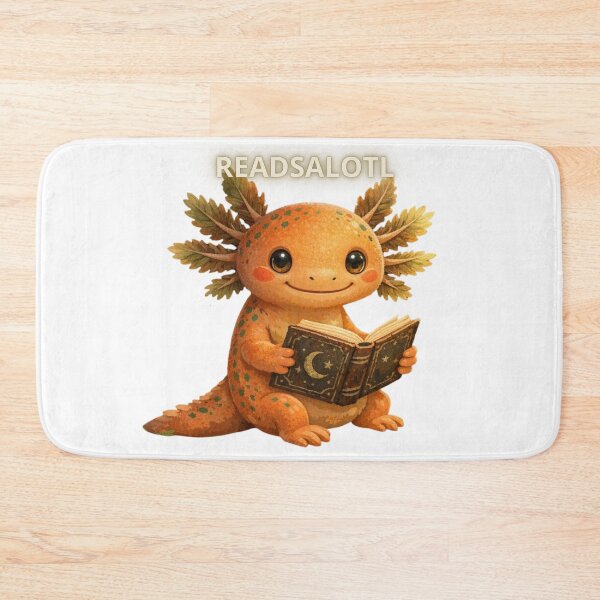 Item preview, ReadsALotl Cute Axolotl Reading a Book T-Shirt designed and sold by MerchlyMike.
