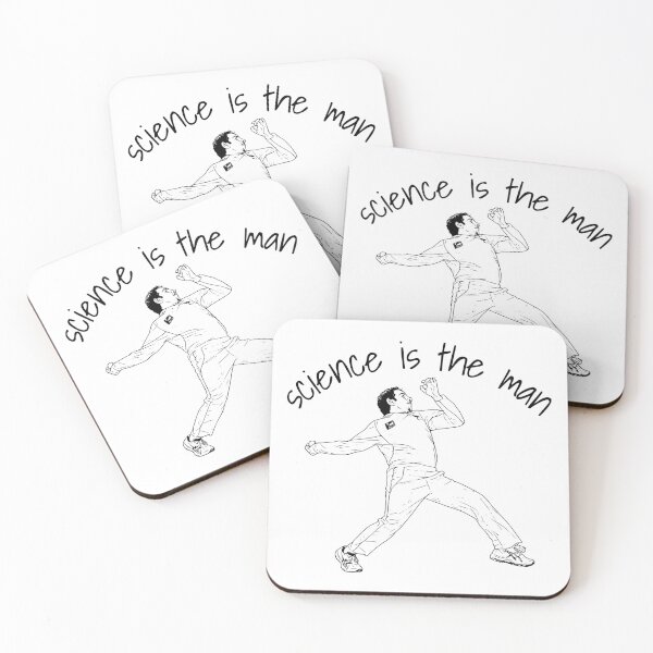 Item preview, Science is the Man - Saeed Ajmal Quote designed and sold by Keepsake Kiosk.