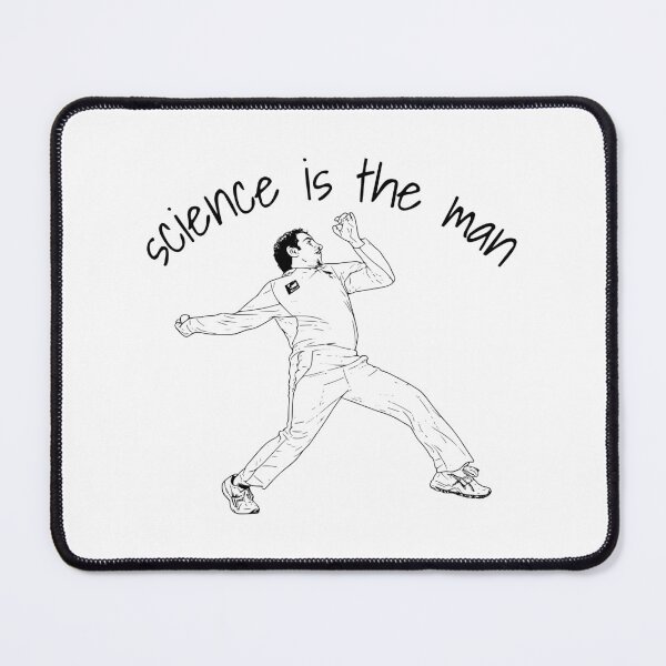 Item preview, Science is the Man - Saeed Ajmal Quote designed and sold by Keepsake Kiosk.