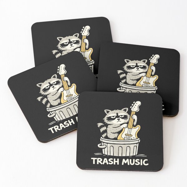 Item preview, Funny Trash Music Raccoon Shirt, Guitar Meme Tee, Musician Humor Gift, Garbage Panda Shirt designed and sold by VibeOffline Studio.