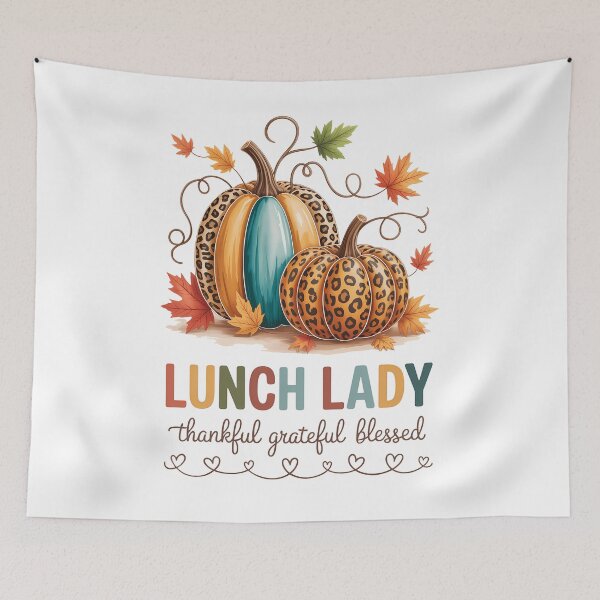 Item preview, Leopard Pumpkin Fall Autumn Thanksgiving Lunch Lady designed and sold by Formatage.