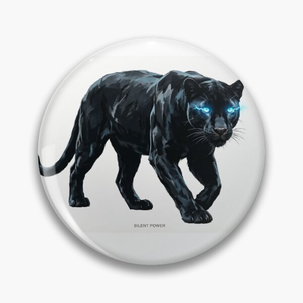 Item preview, Silent Power Panther Graphic Design, Dark Streetwear Style designed and sold by CozyCramStudio.