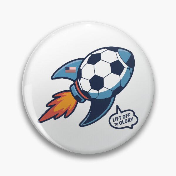Artikelvorschau, : Lift Off to Glory World Cup 2026 Soccer Rocket entworfen und verkauft von PixelWaveBD.