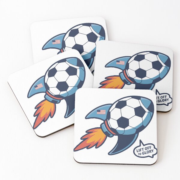 Item preview, : Lift Off to Glory World Cup 2026 Soccer Rocket designed and sold by PixelWaveBD.