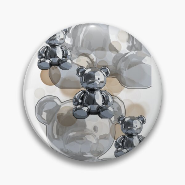 Item preview, Teddy Bear in Metallic Style - Metllic Illustration designed and sold by iamKRUK.